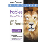 FABLES LIVRES VII A XI (SPECIAL BAC) - JEAN DE LA FONTAINE