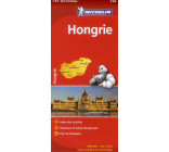 CARTE NATIONALE HONGRIE / HONGARIJE