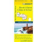 CARTE DEPARTEMENTALE COTES D-ARMOR, ILLE-ET-VILAINE