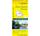 CARTE DEPARTEMENTALE DEUX-SEVRES, VIENNE