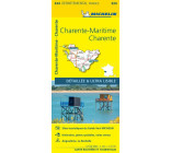 CARTE DEPARTEMENTALE CHARENTE-MARITIME, CHARENTE