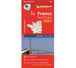 CARTE NATIONALE FRANCE NORD-OUEST 2021