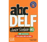 ABC DELF JUNIOR SCOLAIRE NIVEAU A1 + DVD + LIVRE WEB NC