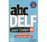 ABC DELF JUNIOR SCOLAIRE NIVEAU B2+ DVD + LIVRE WEB NC