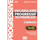 CORRIGES VOCABULAIRE PROGRESSIF NIVEAU DEBUTANT COMPLET NC
