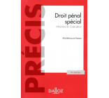 DROIT PENAL SPECIAL. 8E ED. - INFRACTIONS DU CODE PENAL