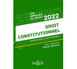 ANNALES DROIT CONSTITUTIONNEL 2022 - METHODOLOGIE & SUJETS CORRIGES