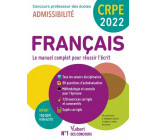 CRPE - CONCOURS PROFESSEUR DES ECOLES - FRANCAIS - ECRIT 2022 - NOUVEAU CONCOURS