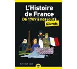 L-HISTOIRE DE FRANCE POCHE POUR LES NULS - DE 1789A NOS JOURS NE
