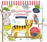 50 COLORIAGES RELAXANTS - ANIMAUX