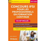 CONCOURS IFSI POUR LES PROFESSIONNELS EN FORMATION CONTINUE (AS-AP INCLUS) - 2021-2022