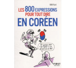 PETIT LIVRE DE - LES 800 EXPRESSIONS POUR TOUT DIRE EN COREEN