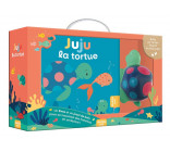 MON PREMIER LIVRE DE BAIN - JUJU LA TORTUE  (VALISETTE CARTON)