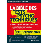 LA BIBLE DES TESTS PSYCHOTECHNIQUES 2022-2023 - TOUS EXAMENS, TESTS ET CONCOURS