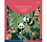 Beauval Pochette Tableau en 3D: Les jumelles panda