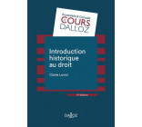 INTRODUCTION HISTORIQUE AU DROIT 6ED