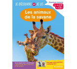 JE DECOUVRE ET JE LIS CP ET CE1 - LES ANIMAUX DE LA SAVANE - PREMIERES LECTURES, PREMIERES DECOUVERT