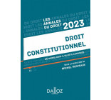 ANNALES DROIT CONSTITUTIONNEL 2023