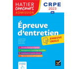 EPREUVE D-ENTRETIEN - CRPE 2023- EPREUVE ORALE D-ADMISSION