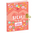 MON CARNET SECRET - SPECIAL COPINES - JOURNAL INTIME AVEC CADENAS A COMPLETER