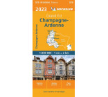 CARTE REGIONALE CHAMPAGNE-ARDENNE 2023
