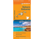 CARTE REGIONALE ILES BALEARES