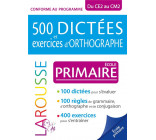 500 DICTEES ET EXERCICES D-ORTHOGRAPHE SPECIAL PRIMAIRE