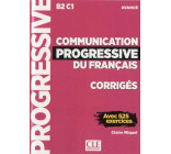 CORRIGES COMMUNICATION PROGRESSIVE DU FRANCAIS AVANCE NC