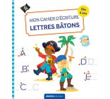 MON CAHIER D'ÉCRITURE - LETTRES BÂTONS - PIRATES