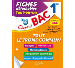 OBJECTIF BAC FICHES DETACHABLES TOUT LE TRONC COMMUN 1RE BAC 2024