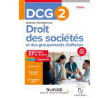 DCG 2 - DROIT DES SOCIETES ET DES GROUPEMENTS D-AFFAIRES - FICHES 2023-2024