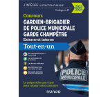 CONCOURS GARDIEN-BRIGADIER DE POLICE MUNICIPALE - GARDE CHAMPETRE - 2024-2025 - TOUT-EN-UN