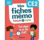 MES FICHES MEMO FRANCAIS ET MATHS CE2 - TOUT RETENIR EN UN CLIN D-OEIL