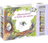 MINUSCULETTE ET L-ARBRE DES SAISONS - 4 PUZZLES EVOLUTIFS