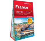 FRANCE 1/1.600.000 (CARTE FORMAT POCHE LAMINEE)