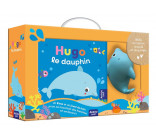 MON PREMIER LIVRE DE BAIN - HUGO LE DAUPHIN  (VALISETTE CARTON)