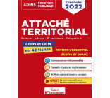 ATTACHE TERRITORIAL - CATEGORIE A - COURS ET QCM EN 42 FICHES - EXTERNE, INTERNE - CONCOURS 2022