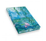 CARNET HAZAN PLEINE TOILE  MONET  NYMPHEAS