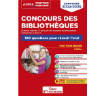CONCOURS DES BIBLIOTHEQUES - CATEGORIES A, B ET C - 190 QUESTIONS POUR REUSSIR L-ORAL - CONCOURS ET