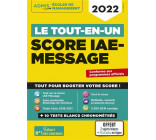 LE TOUT-EN-UN SCORE IAE-MESSAGE - 12 TESTS BLANCS - FIL D-ACTU OFFERT - SELECTION 2022