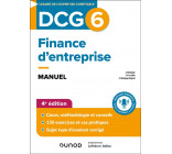 DCG 6 - Finance d'entreprise - Manuel - 4e éd.