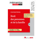 DROIT DES PERSONNES ET DE LA FAMILLE - COURS INTEGRAL ET SYNTHETIQUE - OUTILS PEDAGOGIQUESA JOUR DE