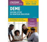 DEME - DIPLOME D-ETAT DE MONITEUR EDUCATEUR - 2025-2026 - TOUT-EN-UN