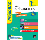 Prépabac Mes spécialités SES, HGGSP, Maths 1re générale - 2024-2025