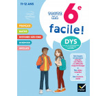 Ma 6e facile ! Tout-en-un adapté aux enfants dyslexiques (DYS) ou en difficulté d'apprentissage