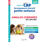 Objectif CAP Accompagnant Éducatif Petite Enfance, ANNALES (épreuves professionnelles) 2025