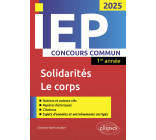 Concours commun IEP 2025