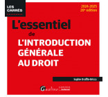 L'essentiel de l'introduction générale au droit