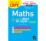 Mathématiques - CRPE 2025 - Epreuve orale d'admission