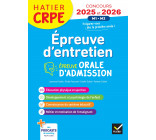 Epreuve d'entretien - CRPE 2025 - Epreuve orale d'admission